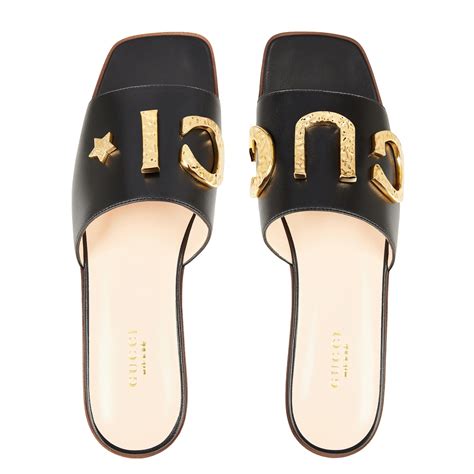 cara slide sandal gucci|Gucci platform sandals.